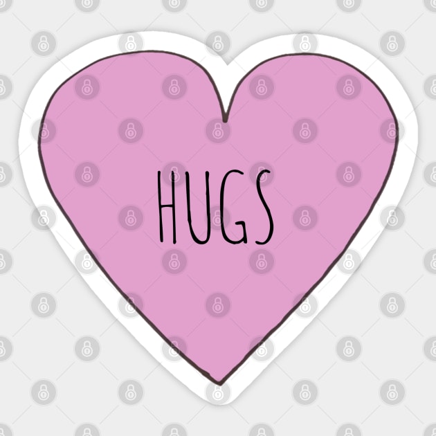 Hug Love Sticker by wanungara